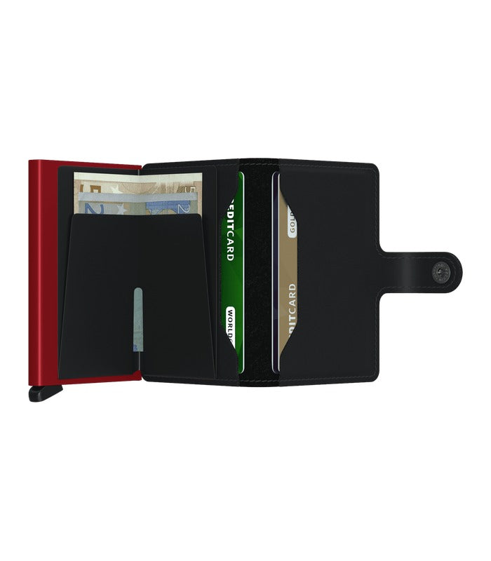 Secrid Miniwallet | Matte Black & Red – view 3