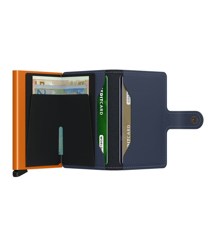 Secrid Miniwallet Matte | Nightblue & Orange – view 3