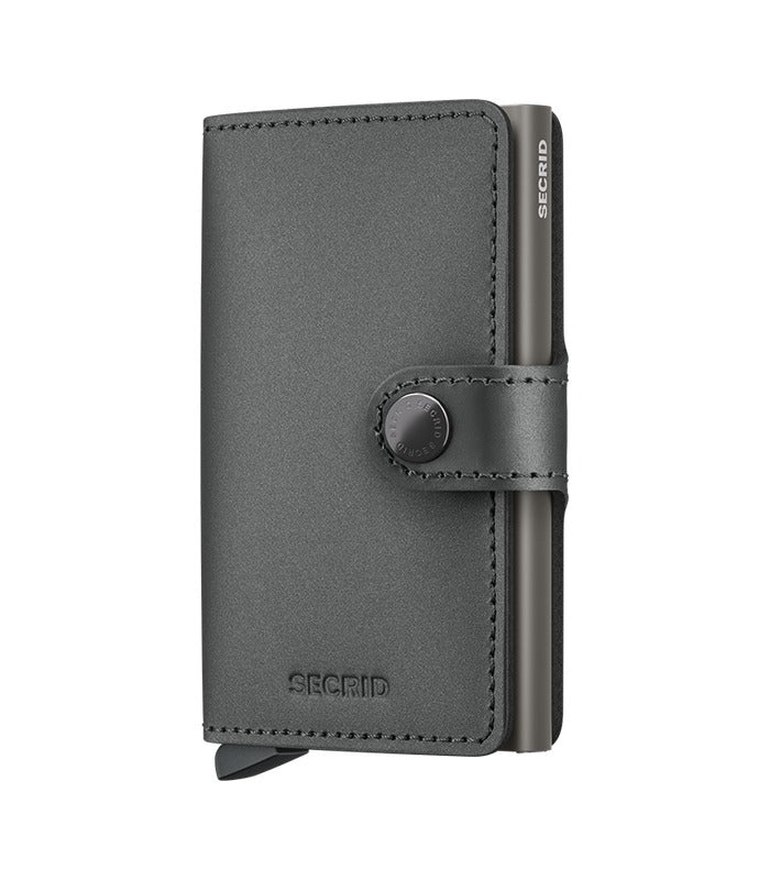 Secrid Miniwallet Matte Satin | Steel | Mondo Uomo Naples FL
