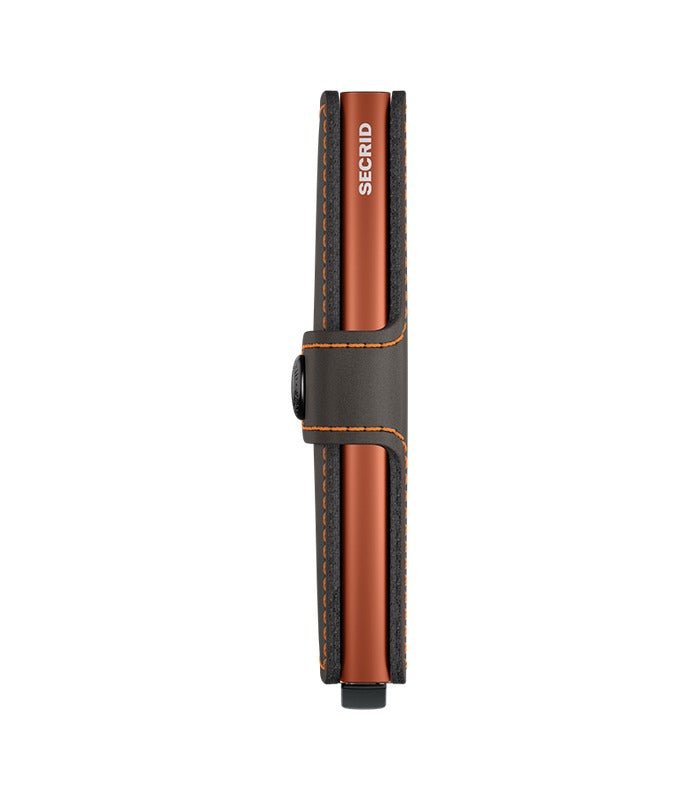 Secrid Miniwallet Matte | Truffle & Orange – view 4