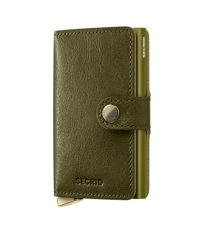 Secrid Premium Miniwallet Basco | Olive | Mondo Uomo Naples FL