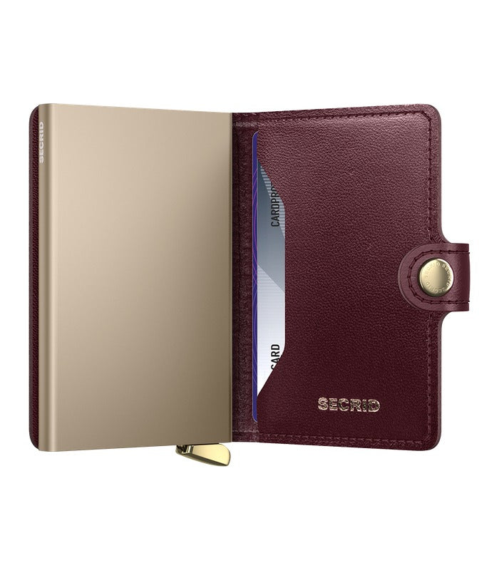 Secrid Premium Miniwallet Emboss Diamond | Bordeaux – view 2