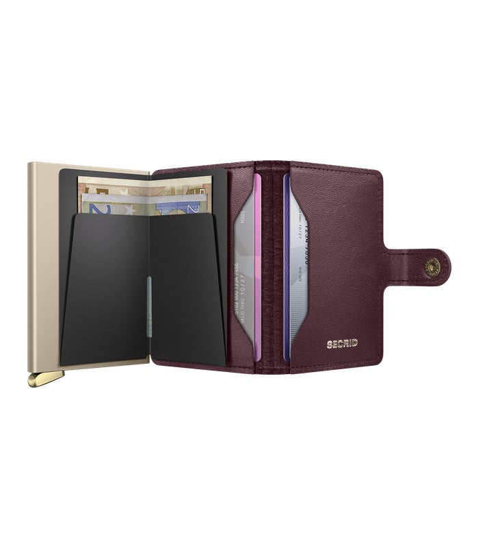 Secrid Premium Miniwallet Emboss Diamond | Bordeaux – view 3