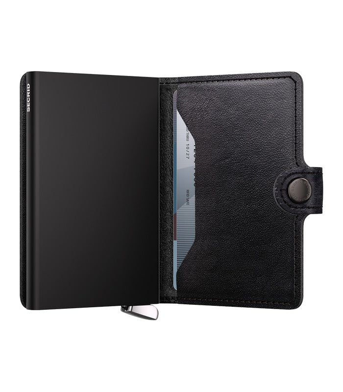 Secrid Premium Miniwallet Emboss Lines | Black – view 2