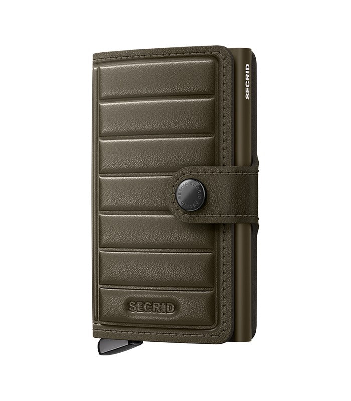 Secrid Premium Miniwallet Emboss Lines | Cedar | Mondo Uomo Naples FL