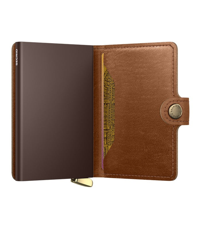 Secrid Premium Miniwallet Emboss Lines | Cognac – view 2