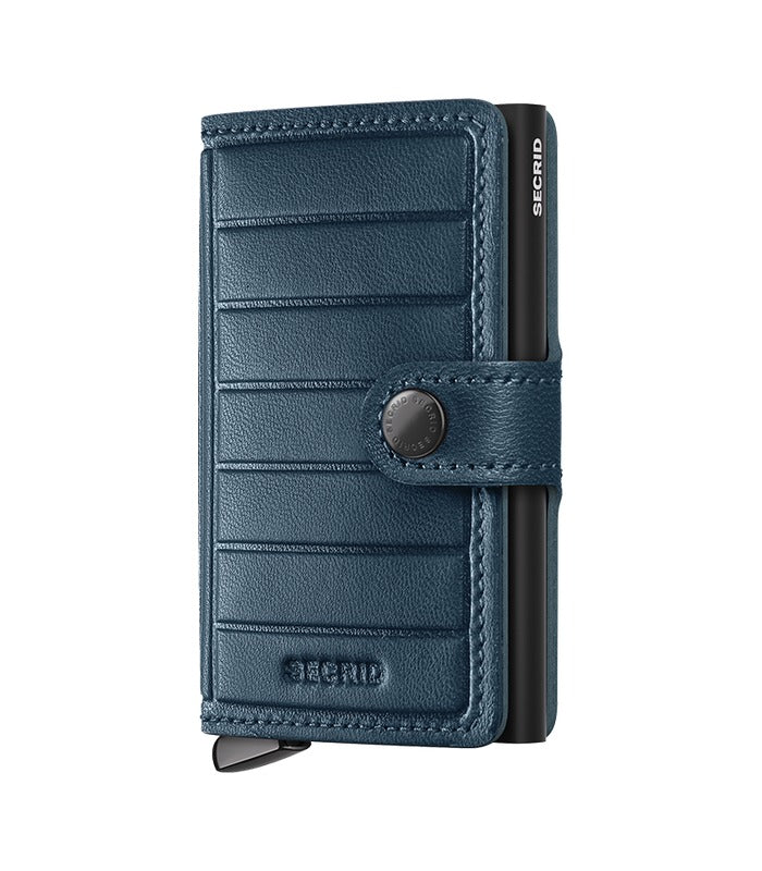 Secrid Premium Miniwallet Emboss Lines | Teal | Mondo Uomo Naples FL