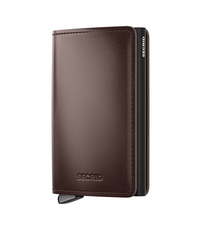 Secrid Premium Slimwallet Dusk | Dark Brown | Mondo Uomo Naples FL