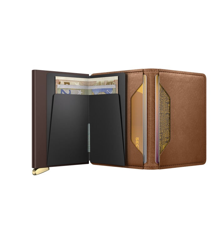 Secrid Premium Slimwallet Emboss Lines | Cognac – view 3