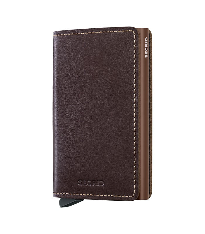 Secrid Slimwallet Original | Chocolate | Mondo Uomo Naples FL