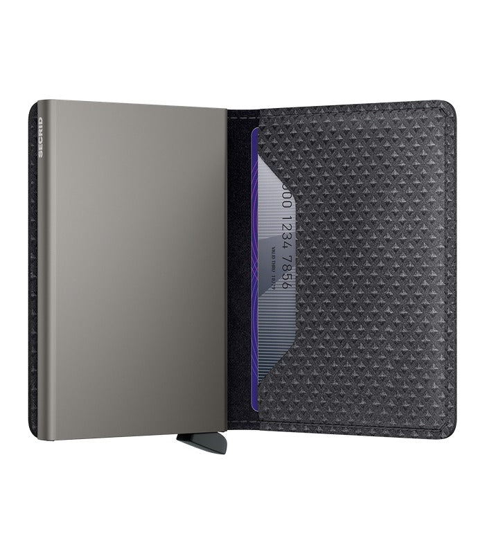 Secrid Slimwallet Pyramid | Grey – view 2