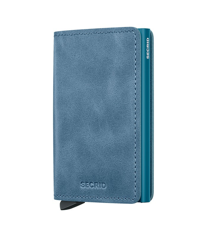 Secrid Slimwallet Vintage | Teal | Mondo Uomo Naples FL