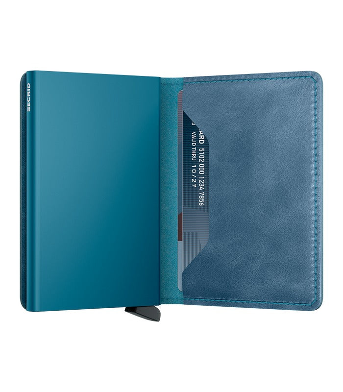 Secrid Slimwallet Vintage | Teal – view 2