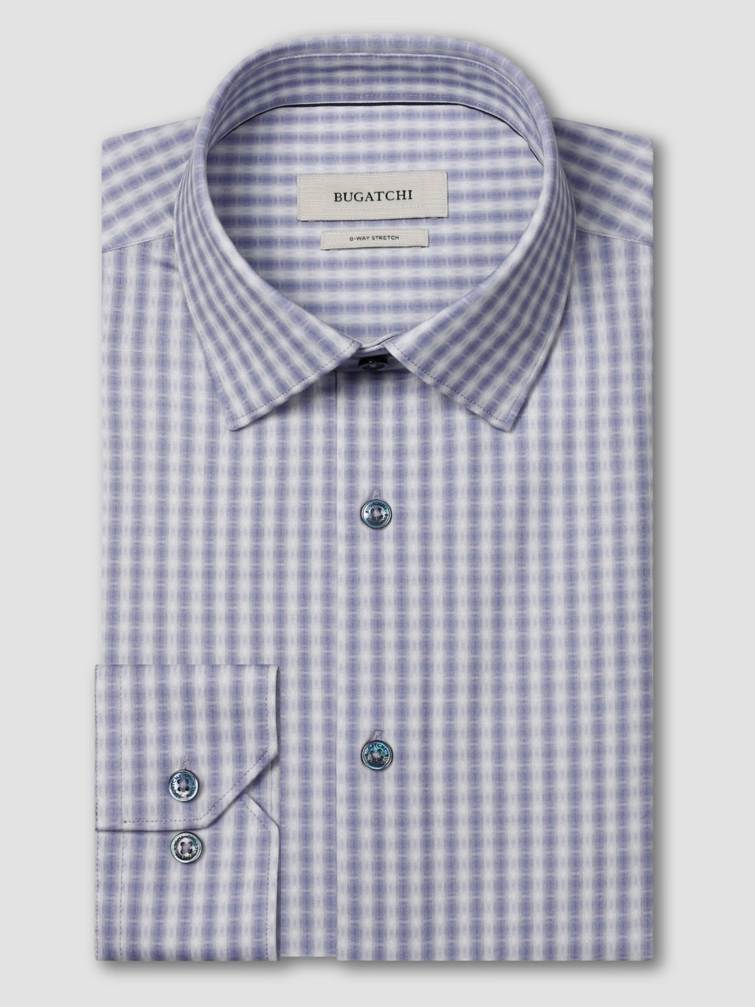 Bugatchi Ooohcotton L/S James Shirt, Orchid | Mondo Uomo Naples FL