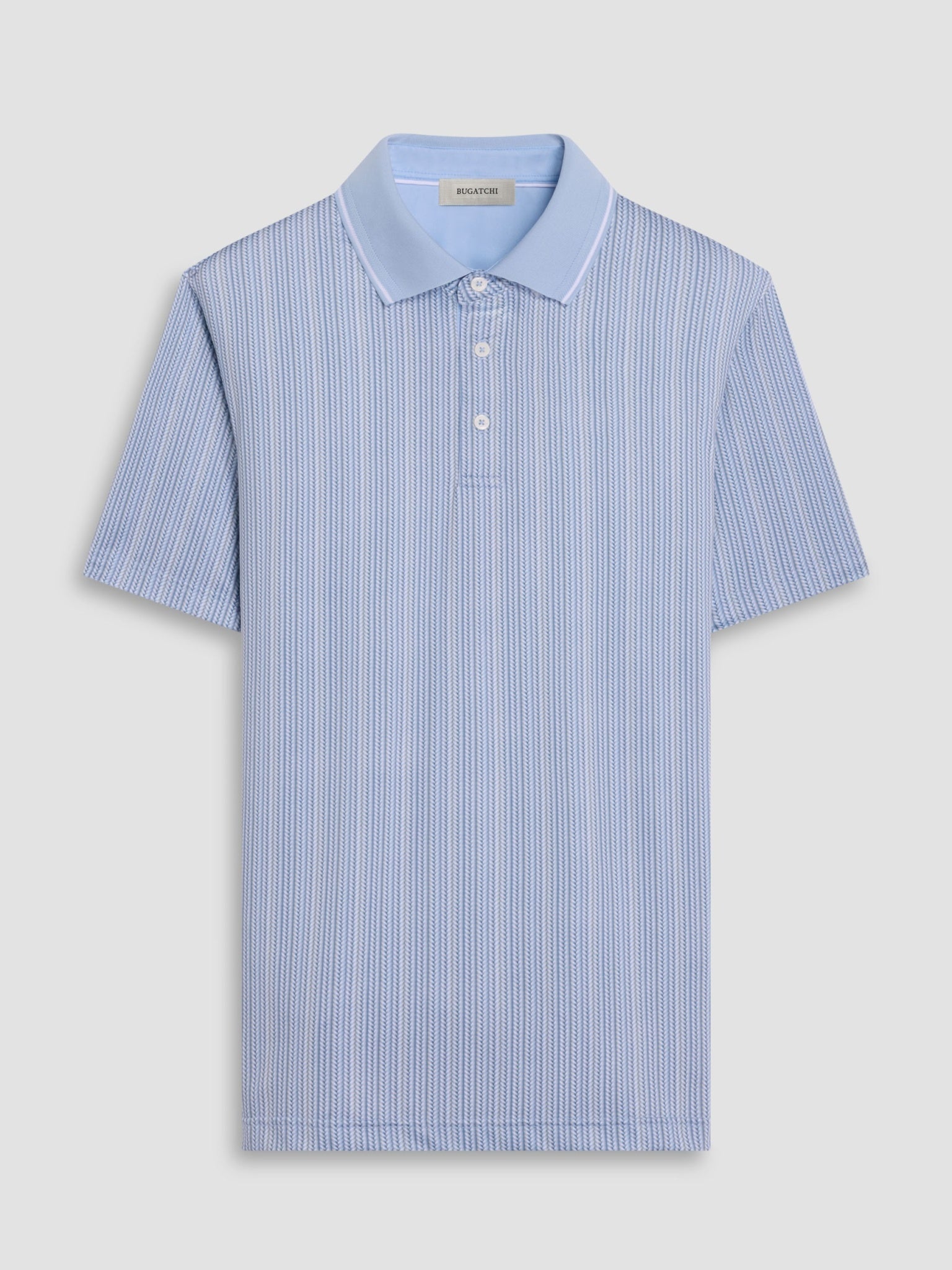 Bugatchi S/S Harlan Polo, Sky | Mondo Uomo Naples FL