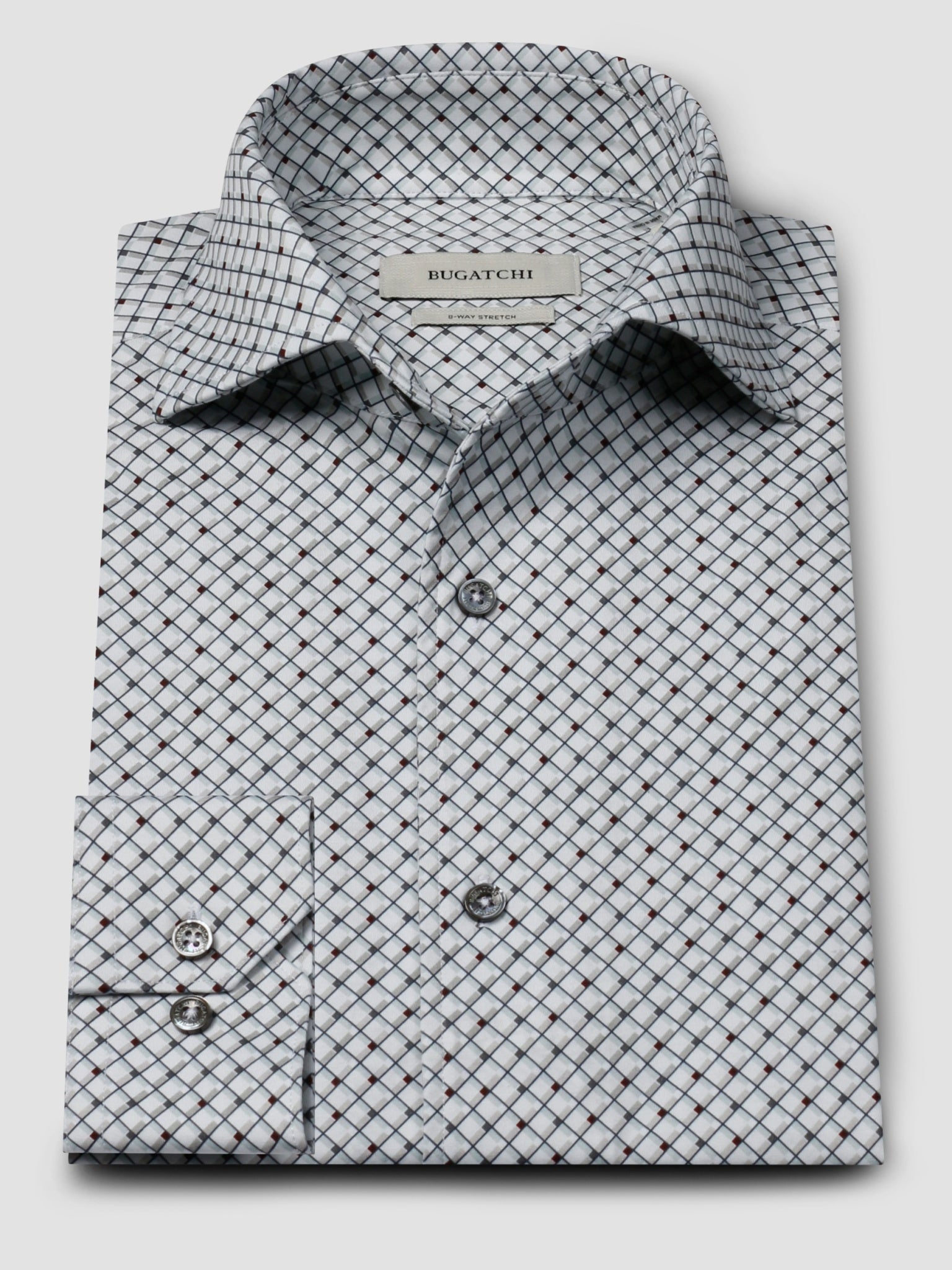 Bugatchi Ooohcotton L/S Devon Shirt, Avocado | Mondo Uomo Naples FL