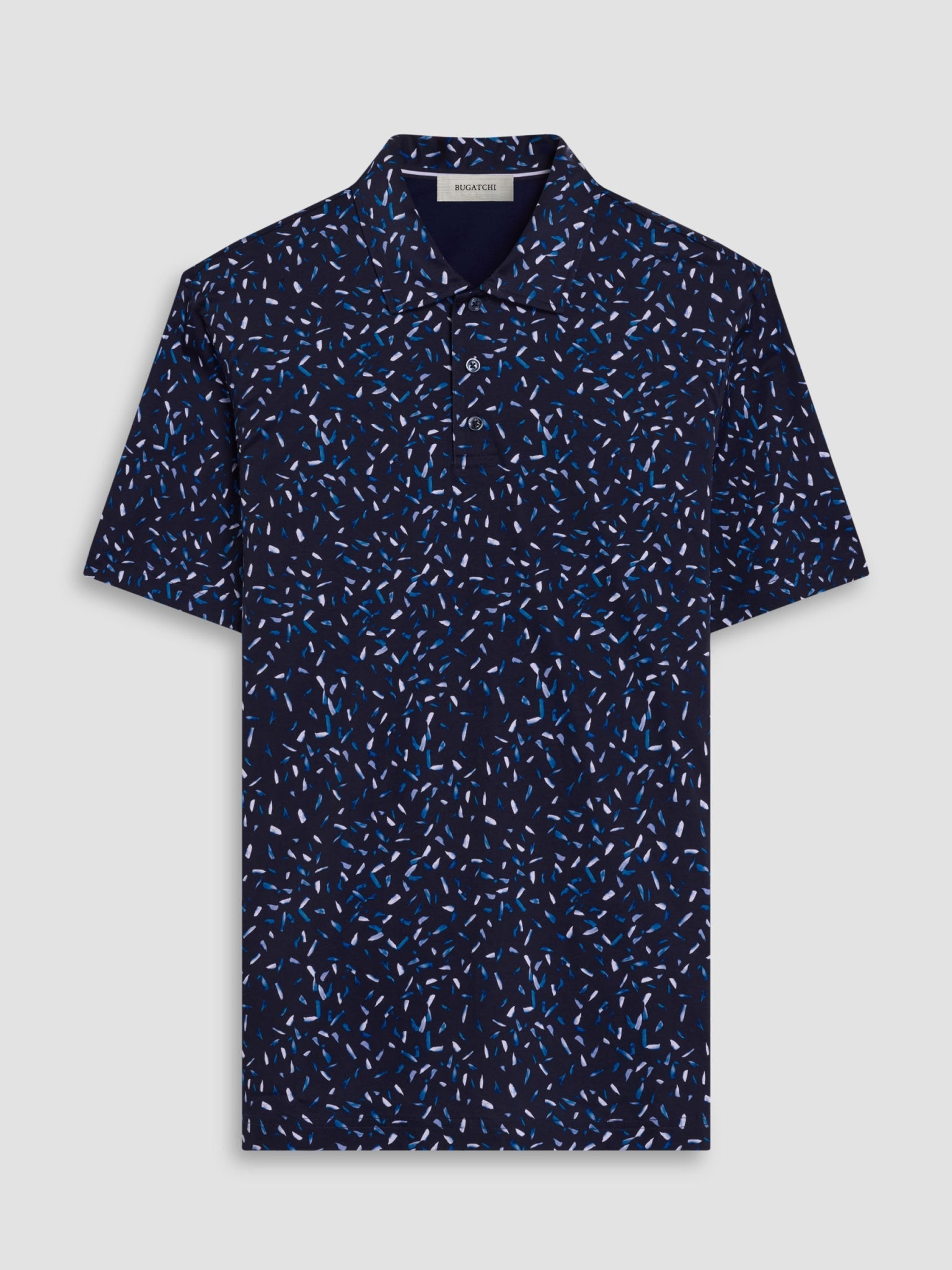 Bugatchi S/S Hendrix Polo, Navy | Mondo Uomo Naples FL