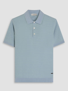 Bugatchi S/S Polo Sweater, Steel