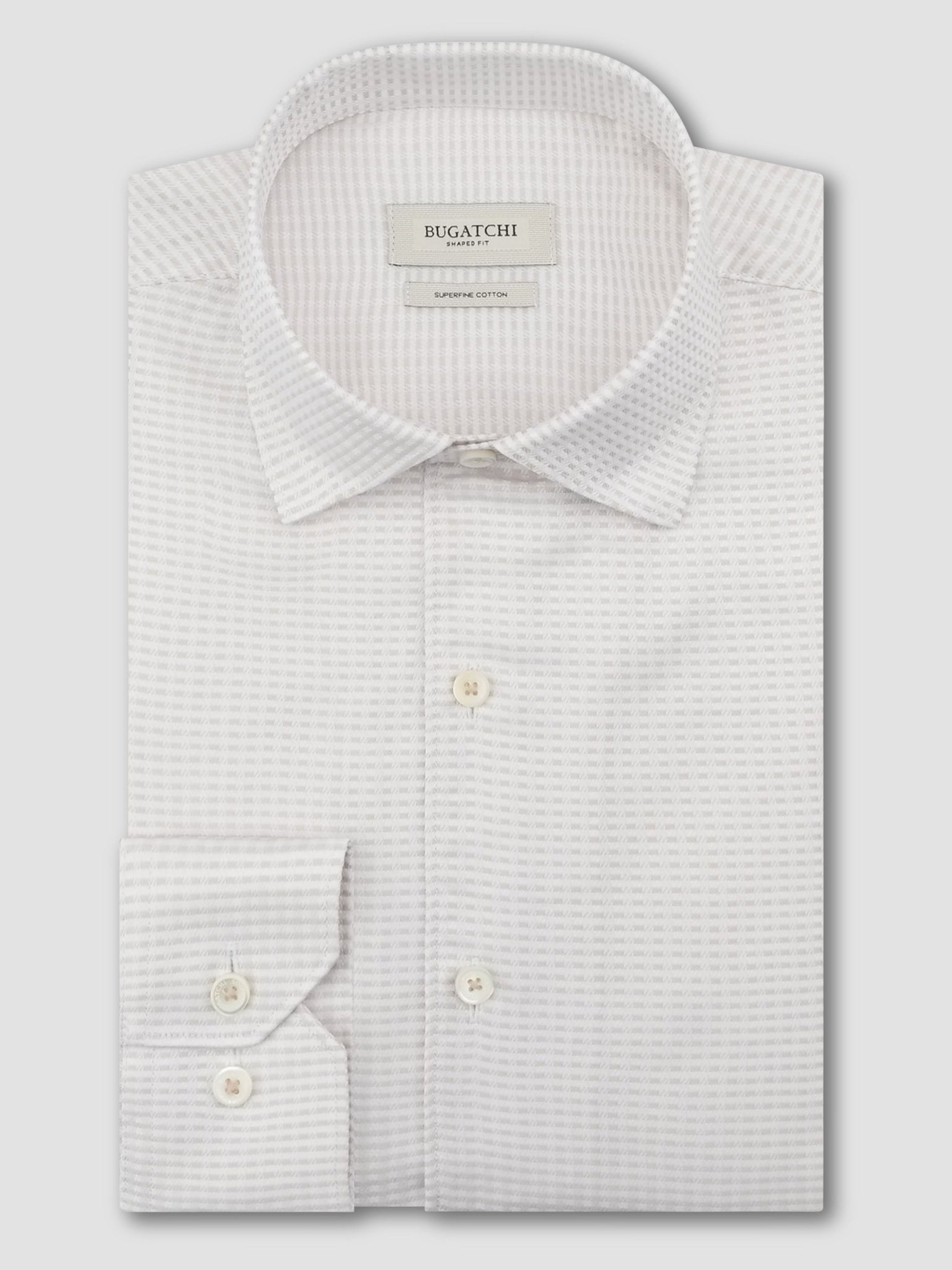Bugatchi L/S Alvin Shirt, Almond