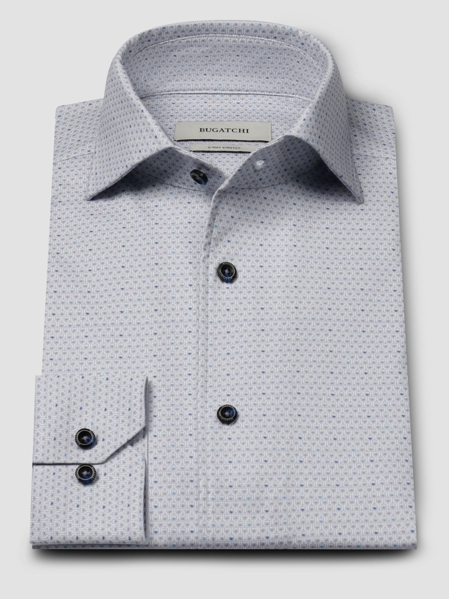 Bugatchi Ooohcotton L/S Devon Shirt, Orchid | Mondo Uomo Naples FL