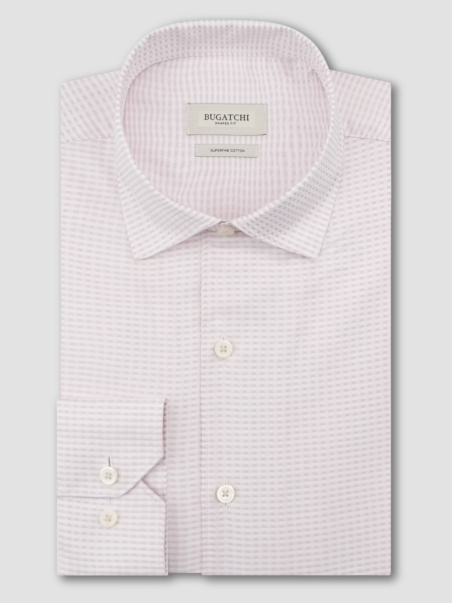 Bugatchi L/S Alvin Shirt, Dusty Pink