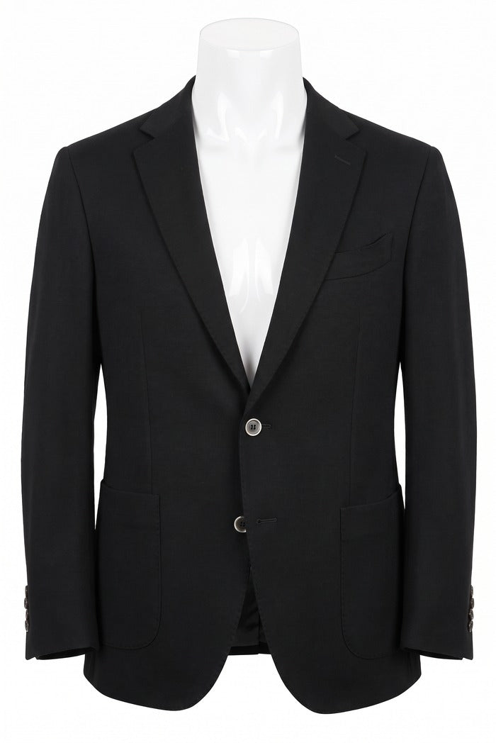 Sixty One Reda Wool & Cashmere Sport Coat, Black – front view | Mondo Uomo, Naples, Florida
