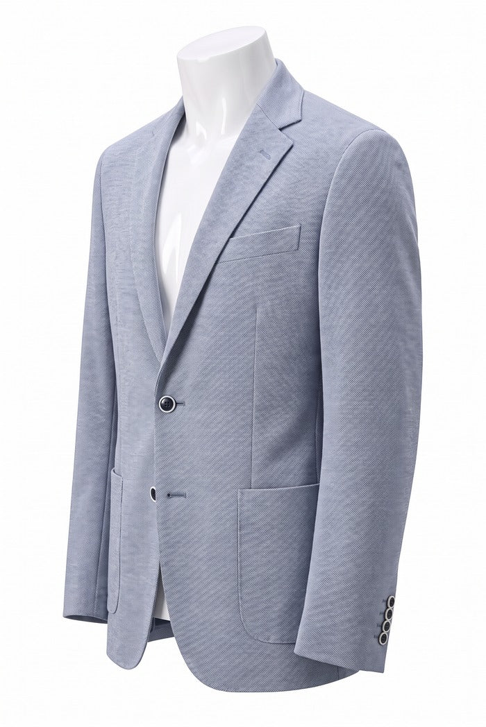 Sixty One Reda Wool & Cashmere Sport Coat, Blue – three-quarter side view
