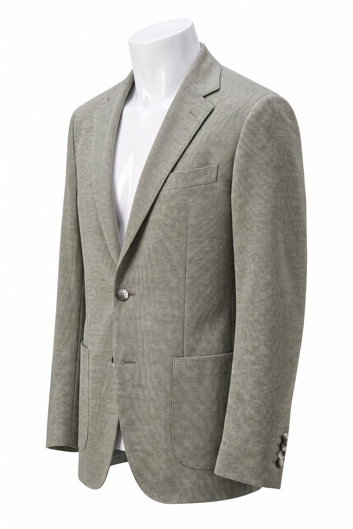 Sixty One Reda Wool & Cashmere Sport Coat, Green – three-quarter side view