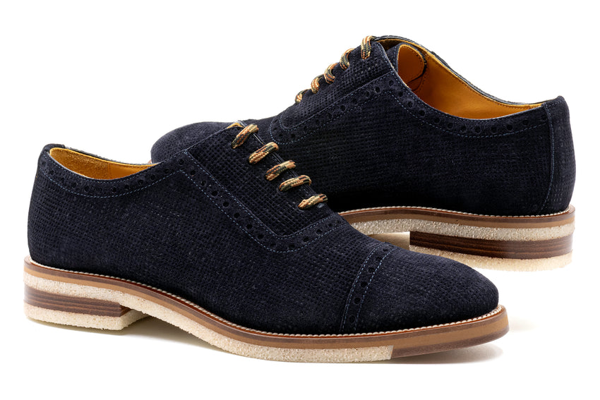 Martin Dingman Tuscan Cap Toe, NAVY – view 3
