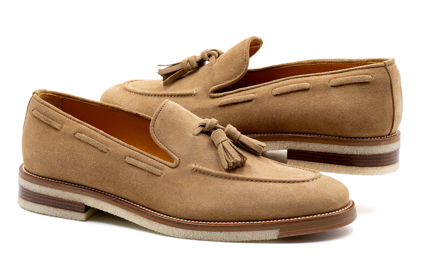 Martin Dingman Tuscan Tassel Loafer, WHEAT – view 4
