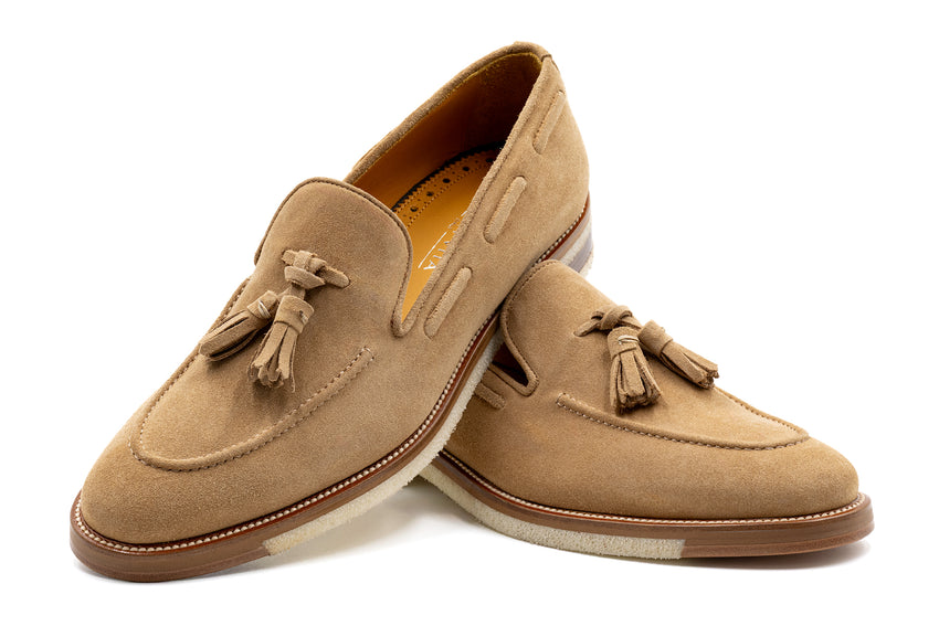 Martin Dingman Tuscan Tassel Loafer, WHEAT – view 5