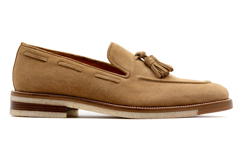 Martin Dingman Tuscan Tassel Loafer, WHEAT – view 6