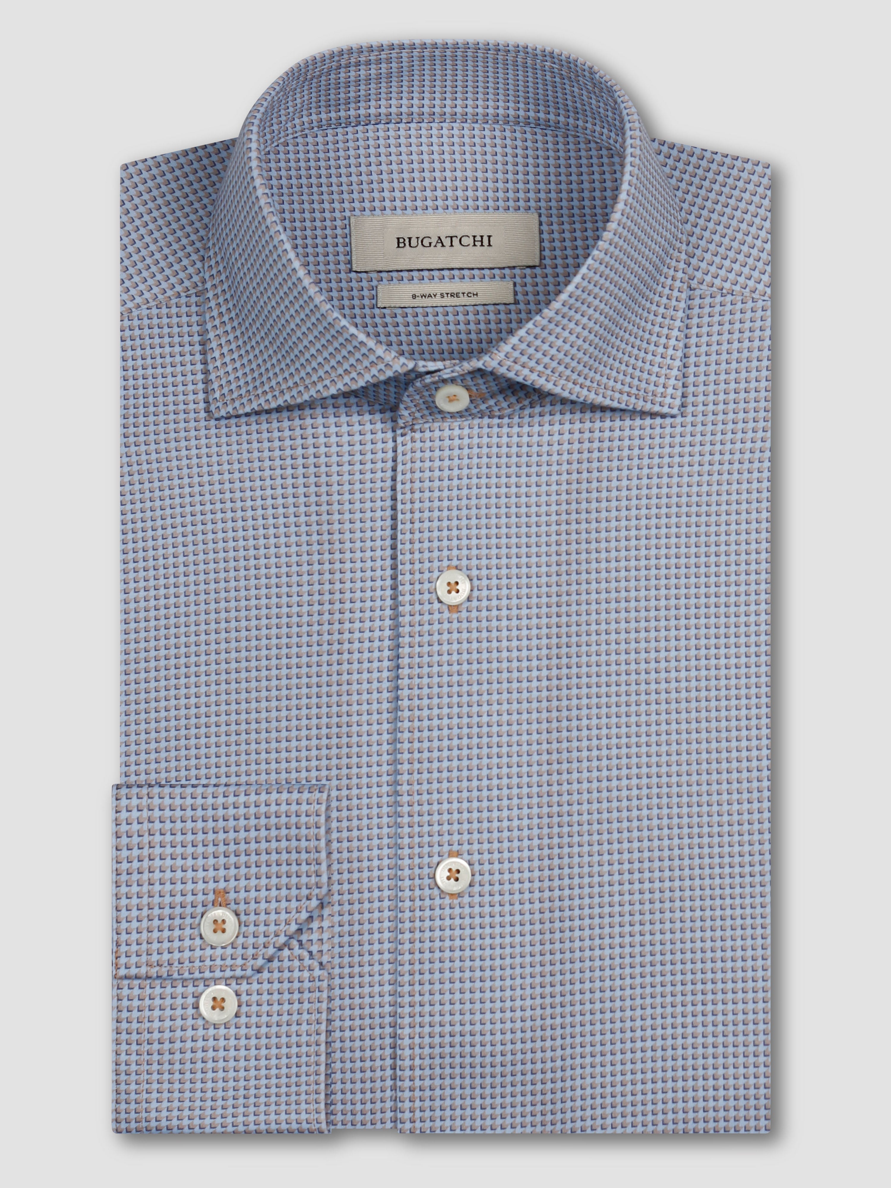 Bugatchi Ooohcotton L/S Shirt, Sand