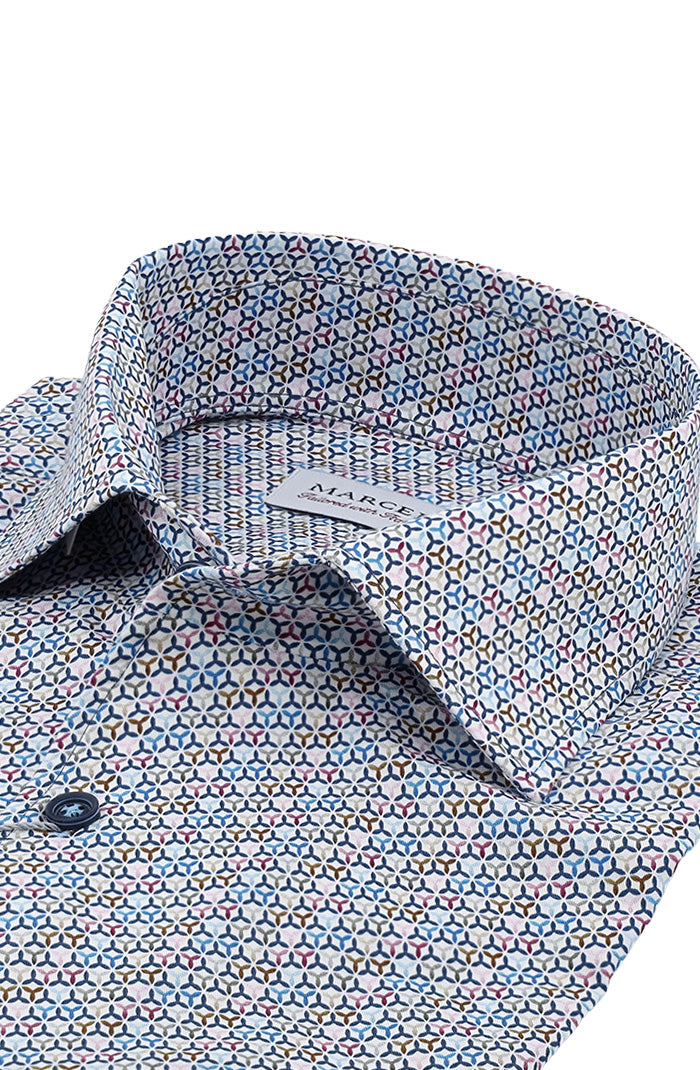 Marcello Long Sleeve Shirt, Multi