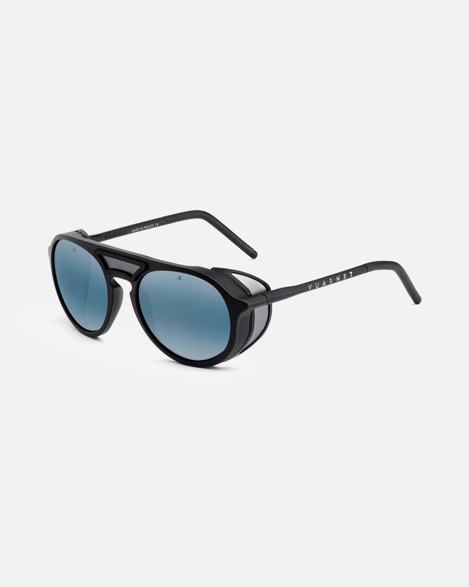 Vuarnet Ice Factory Black Round Sunglasses