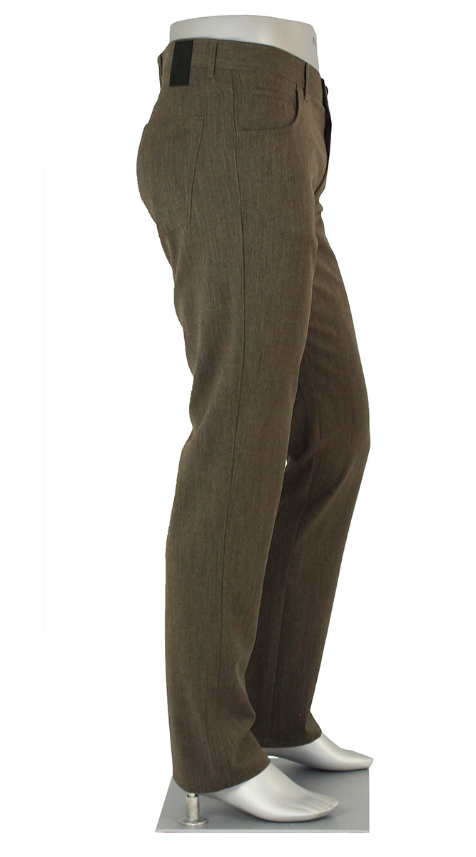 Alberto Stone Ceramica Pants Heather Brown