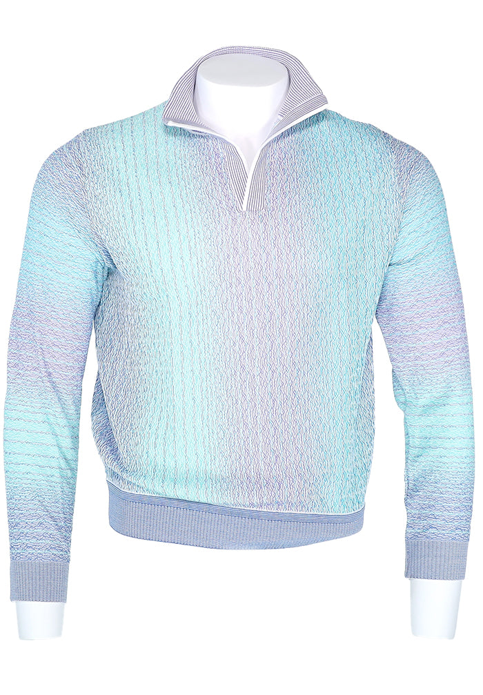 St Croix Textured Ombre Open Mock