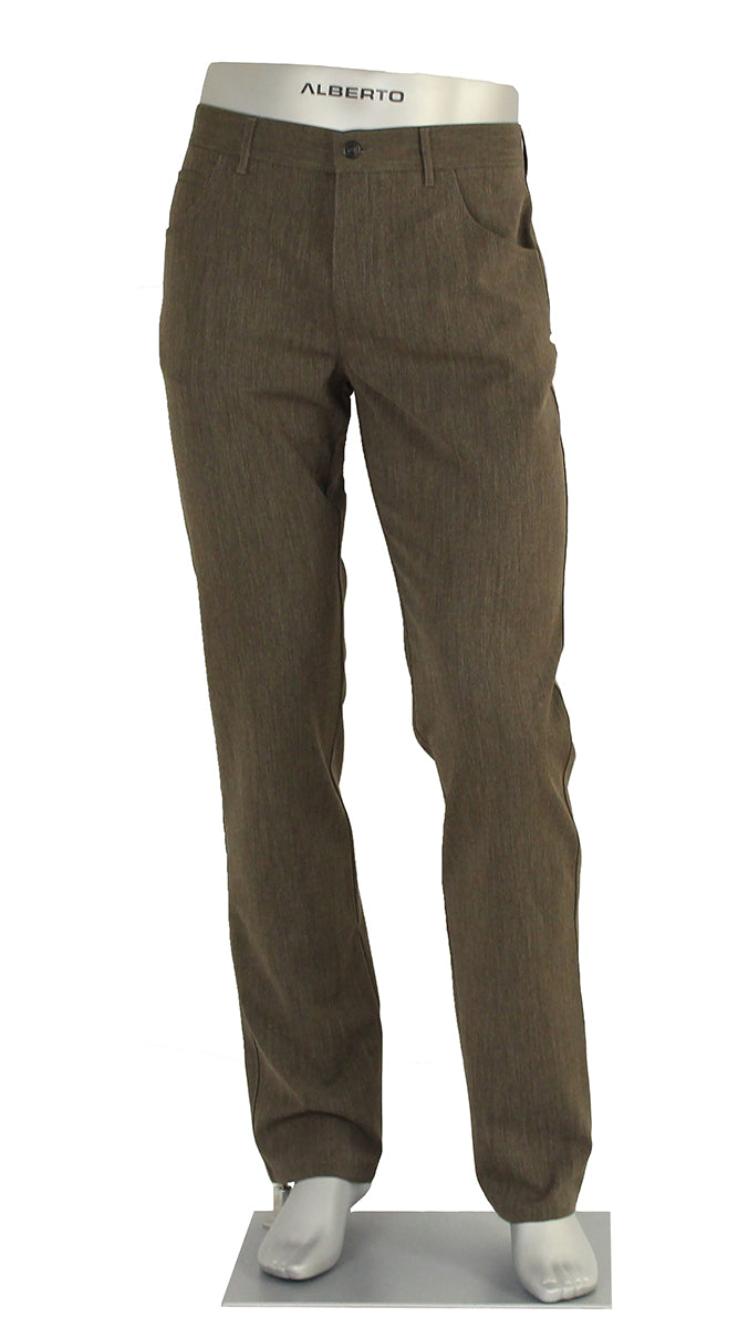 Alberto Stone Ceramica Pants Heather Brown