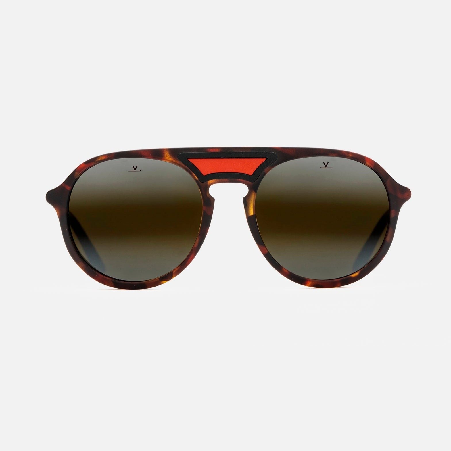 Vuarnet Ice Factory Tortoise Round Sunglasses