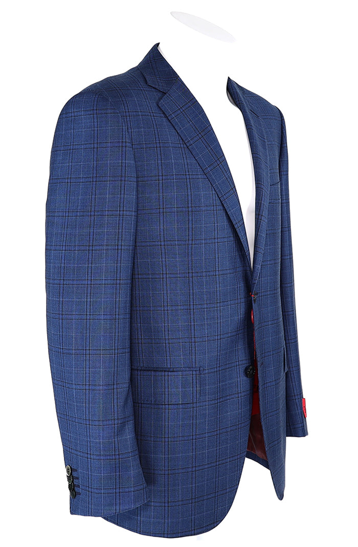 Byron Blue & Navy Windowpane Sport Coat