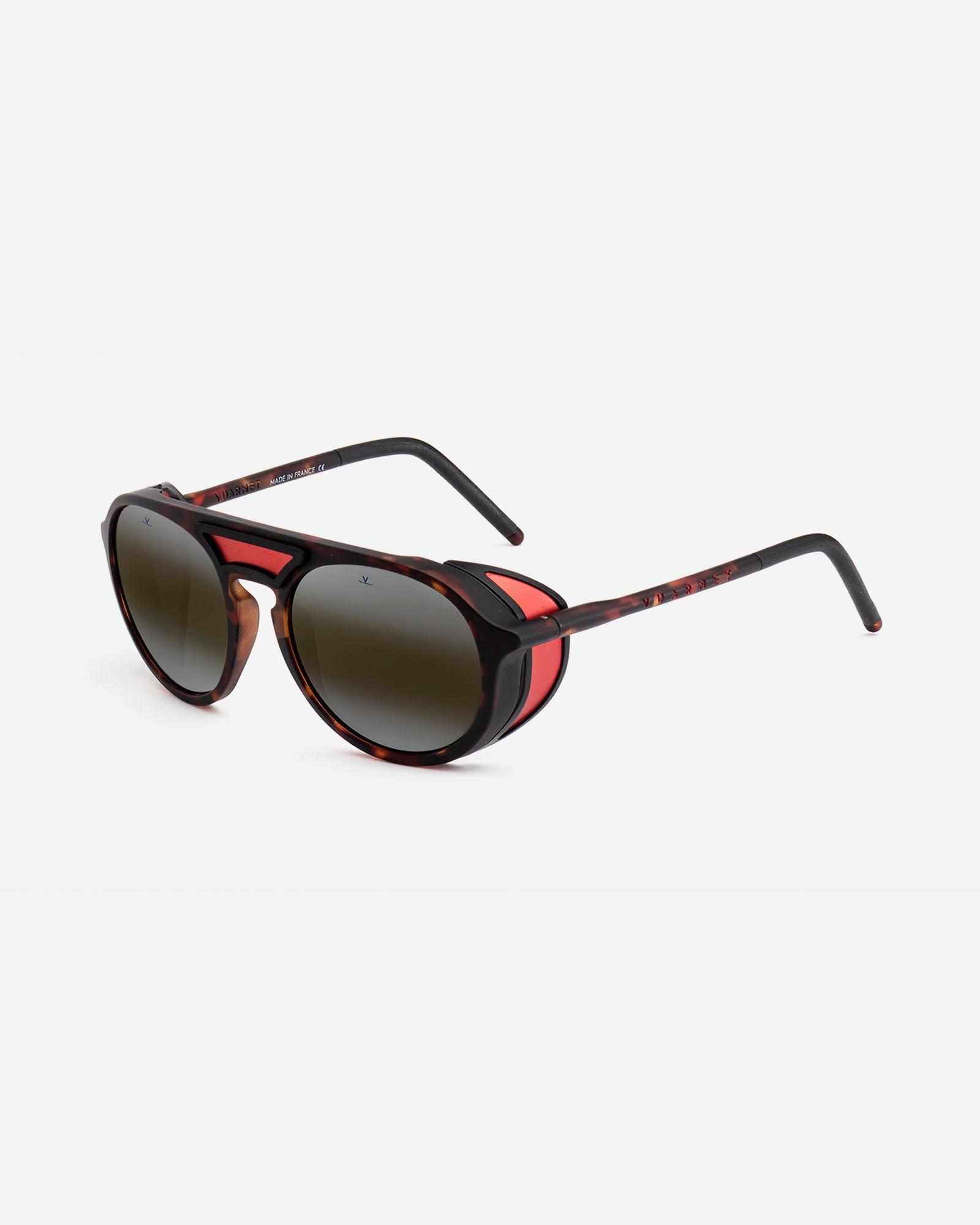 Vuarnet Ice Factory Tortoise Round Sunglasses