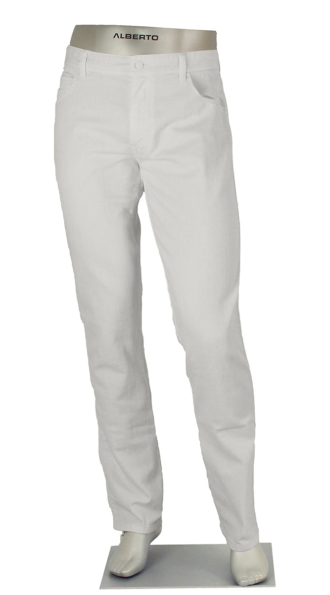 PIPE DENIM T400 LIGHT WEIGHT WHITE