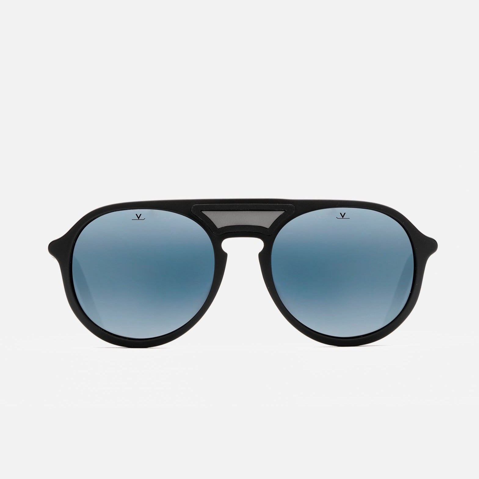 Vuarnet Ice Factory Black Round Sunglasses